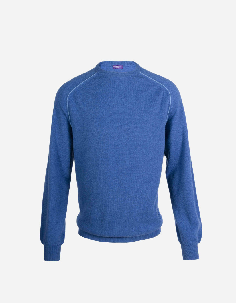 Patrick Hellmann Collection 100% Cashmere Round Neck Sweater image